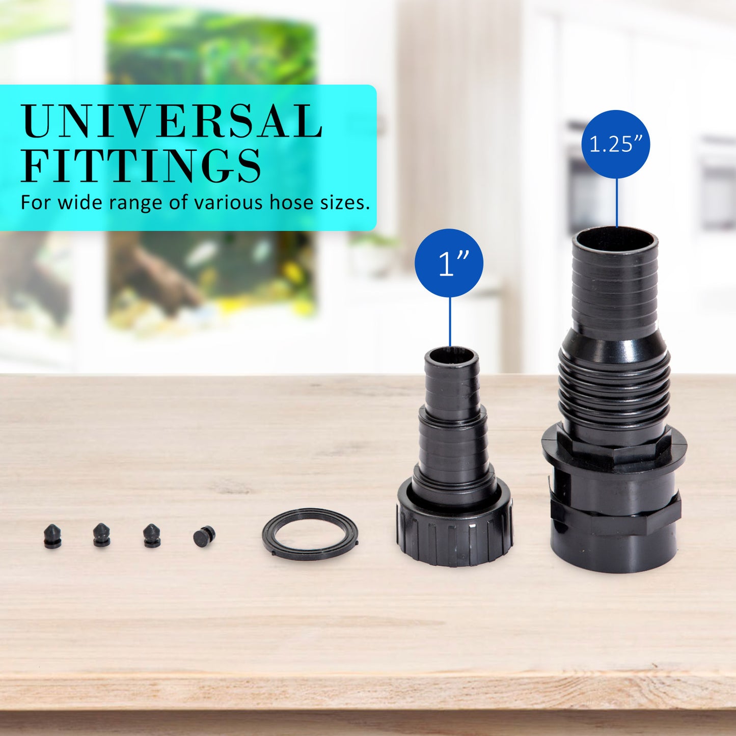 Dynamic Power 16000L/H Submersible Pond Water Pump - 140W, Quiet, Compact