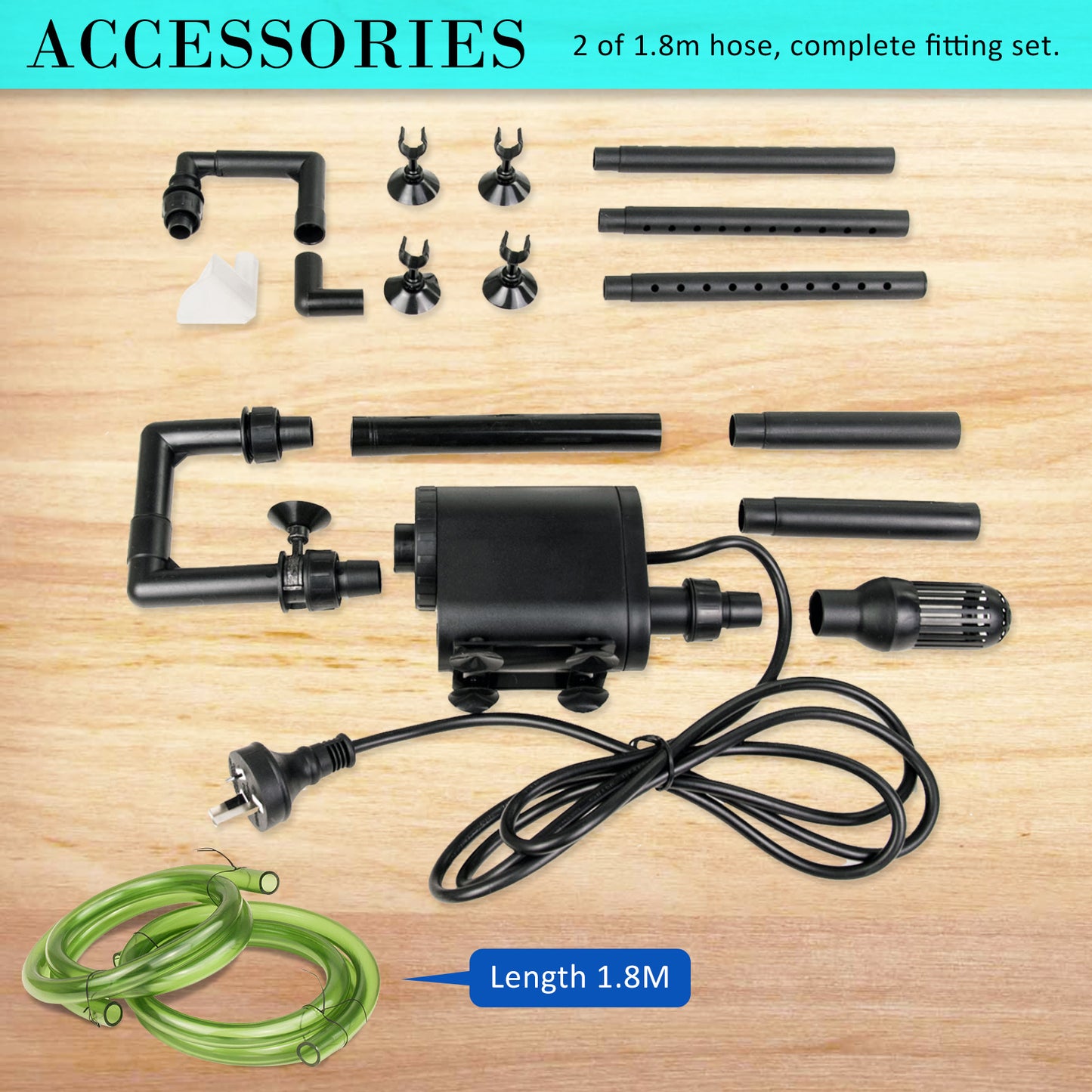 Dynamic Power 1000L/H Aquarium External Canister Filter, 14W, Easy Maintenance