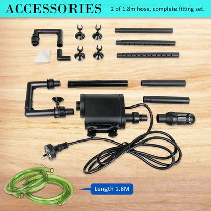 Dynamic Power 1000L/H Aquarium External Canister Filter, 14W, Easy Maintenance