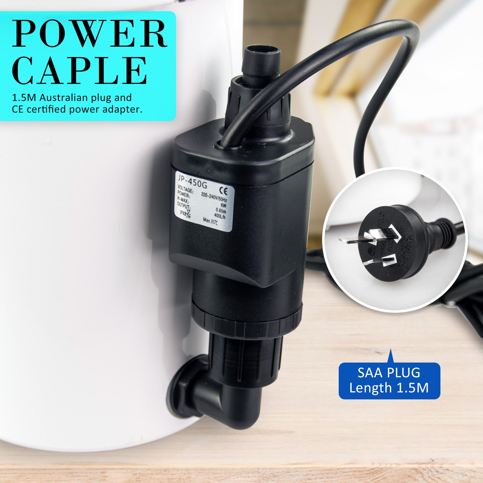 Dynamic Power 400L/H Aquarium External Canister Filter, 90L Capacity, 6W Energy Efficient - SuperSaverAU - view 10