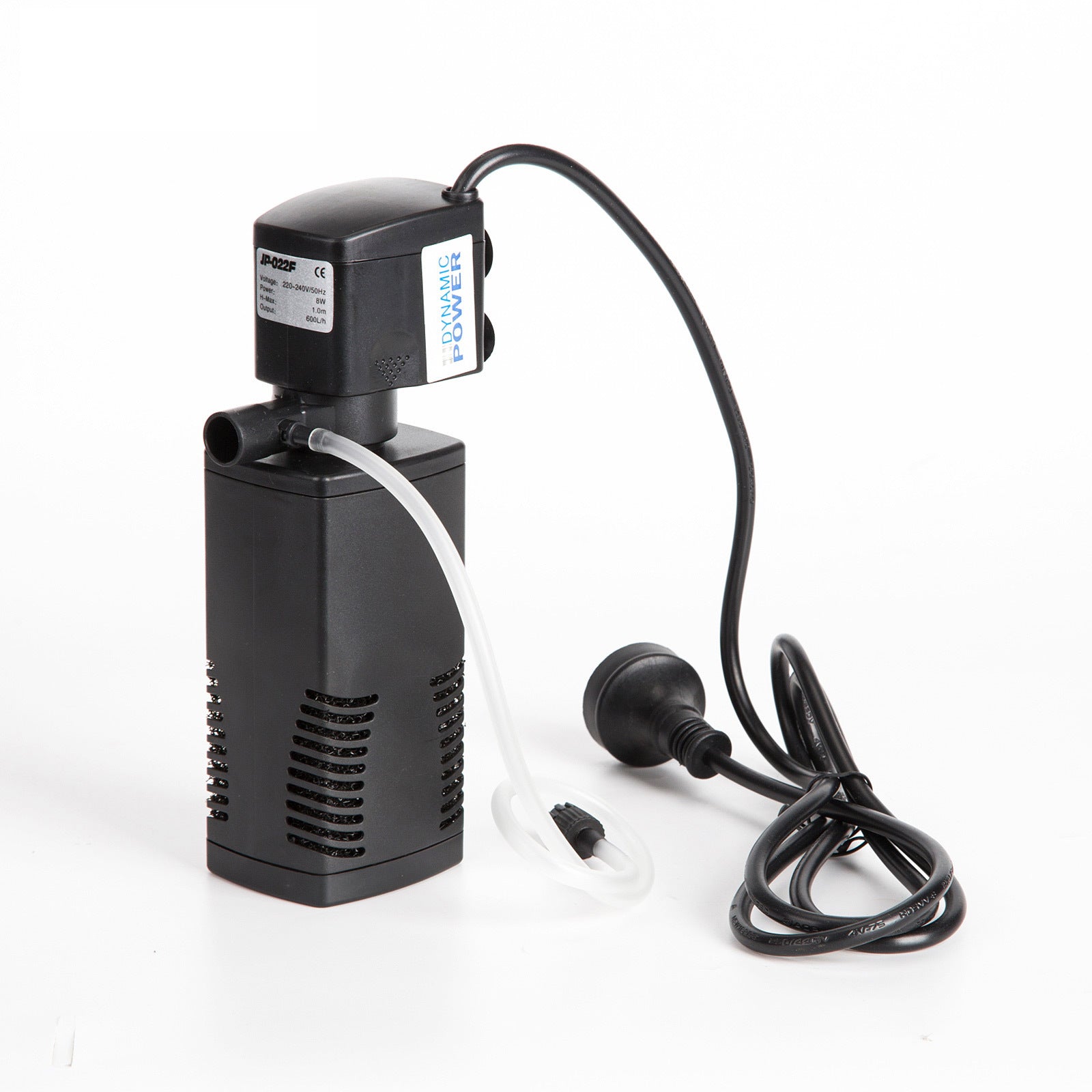 Dynamic Power 3-in-1 Aquarium Submersible Filter Pump 600L/H 8W