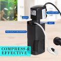 Dynamic Power 3-in-1 Aquarium Submersible Filter Pump 600L/H 8W