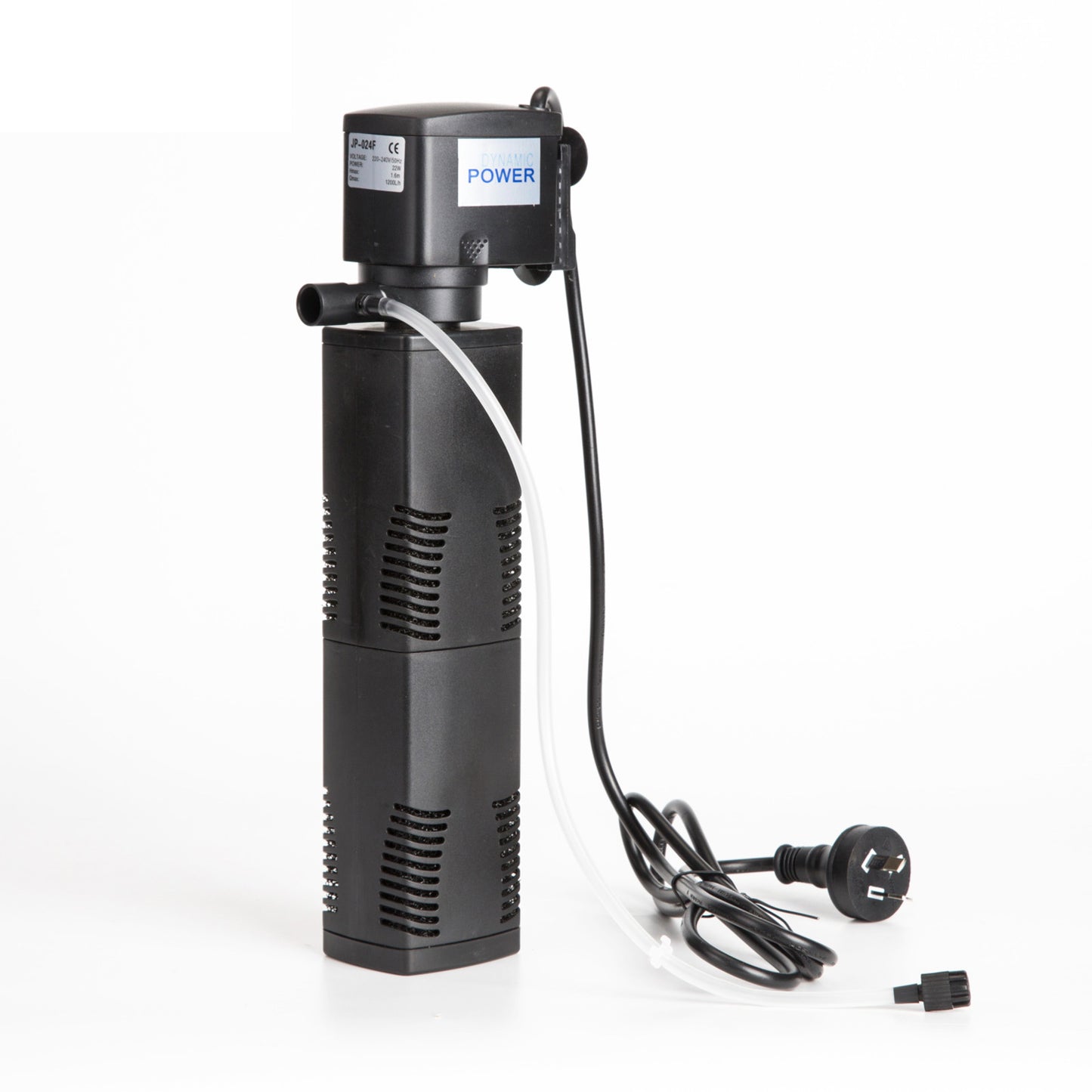 Dynamic Power 1200L/H Aquarium Submersible Filter 22W 1.6m - 3-in-1 Pump