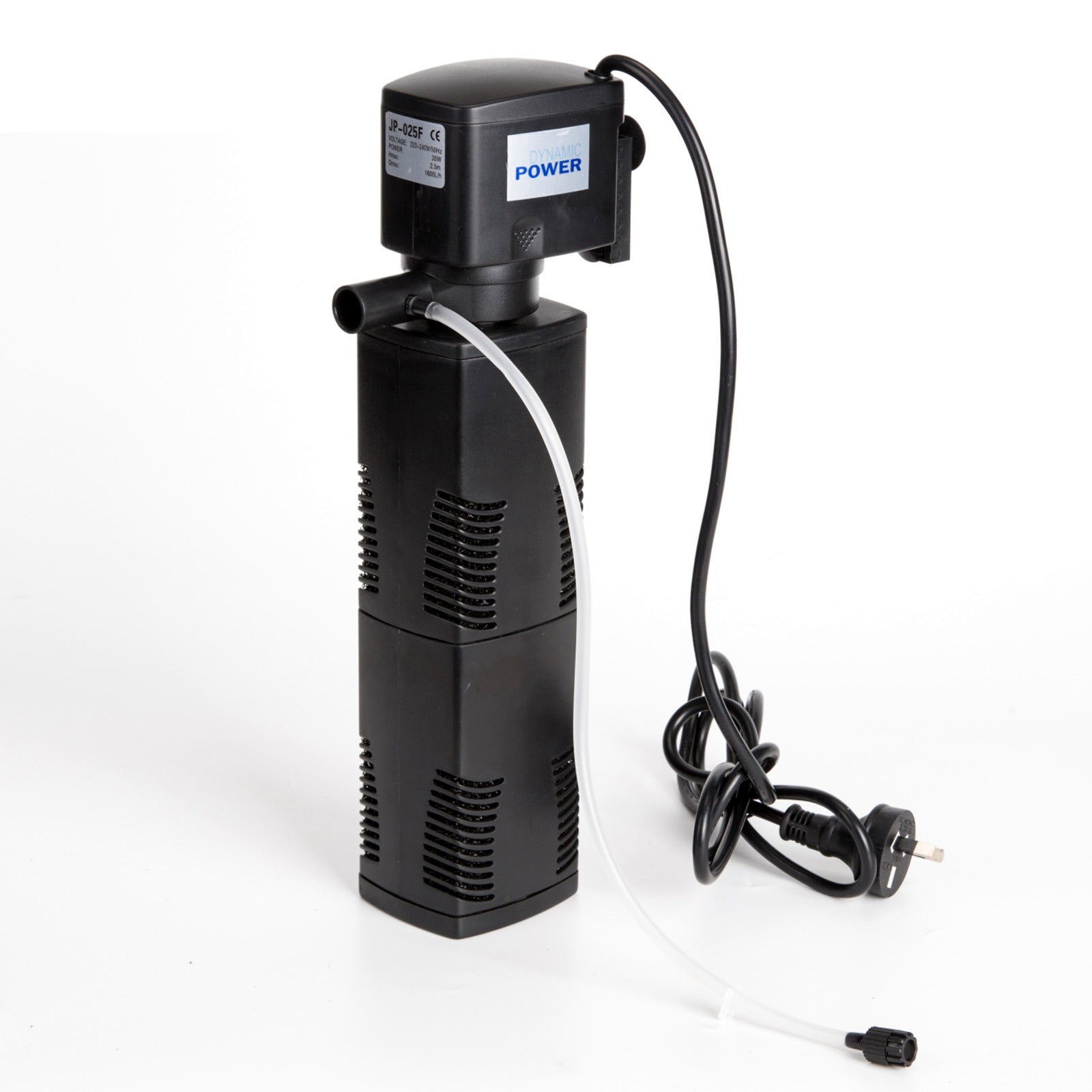 Dynamic Power 1600L/H Submersible Aquarium Filter 35W, 2.5m, 3-in-1 Pump - SuperSaverAU - view 1