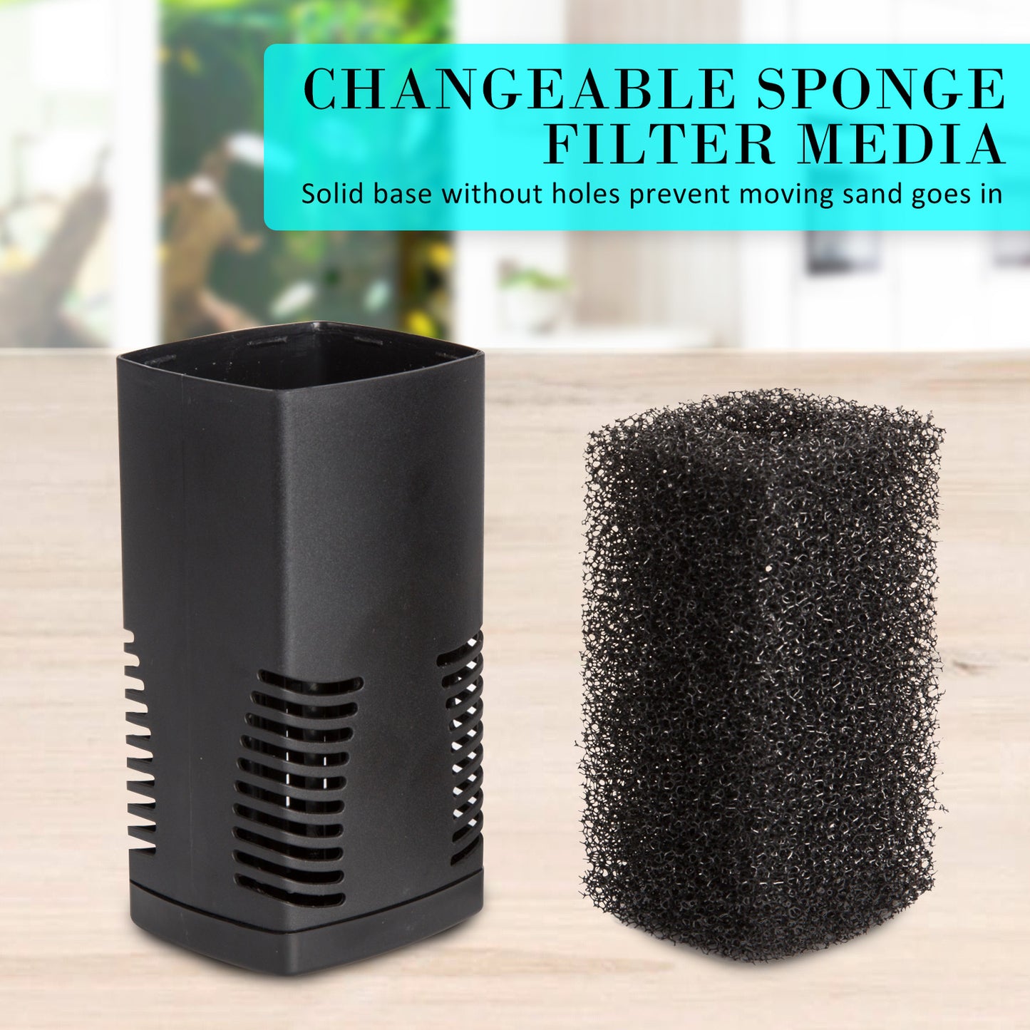 Dynamic Power 1600L/H Submersible Aquarium Filter 35W, 2.5m, 3-in-1 Pump