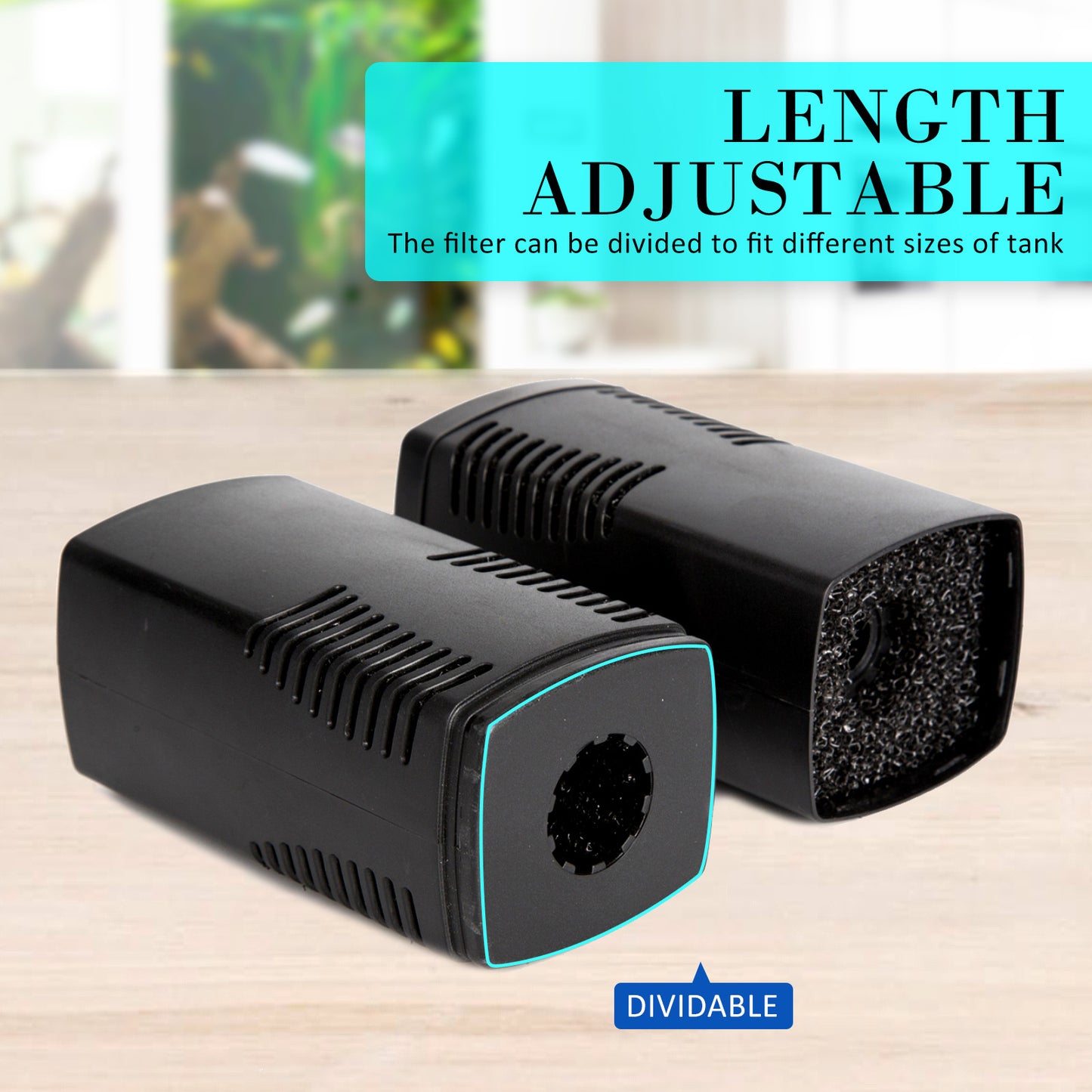 Dynamic Power 1600L/H Submersible Aquarium Filter 35W, 2.5m, 3-in-1 Pump