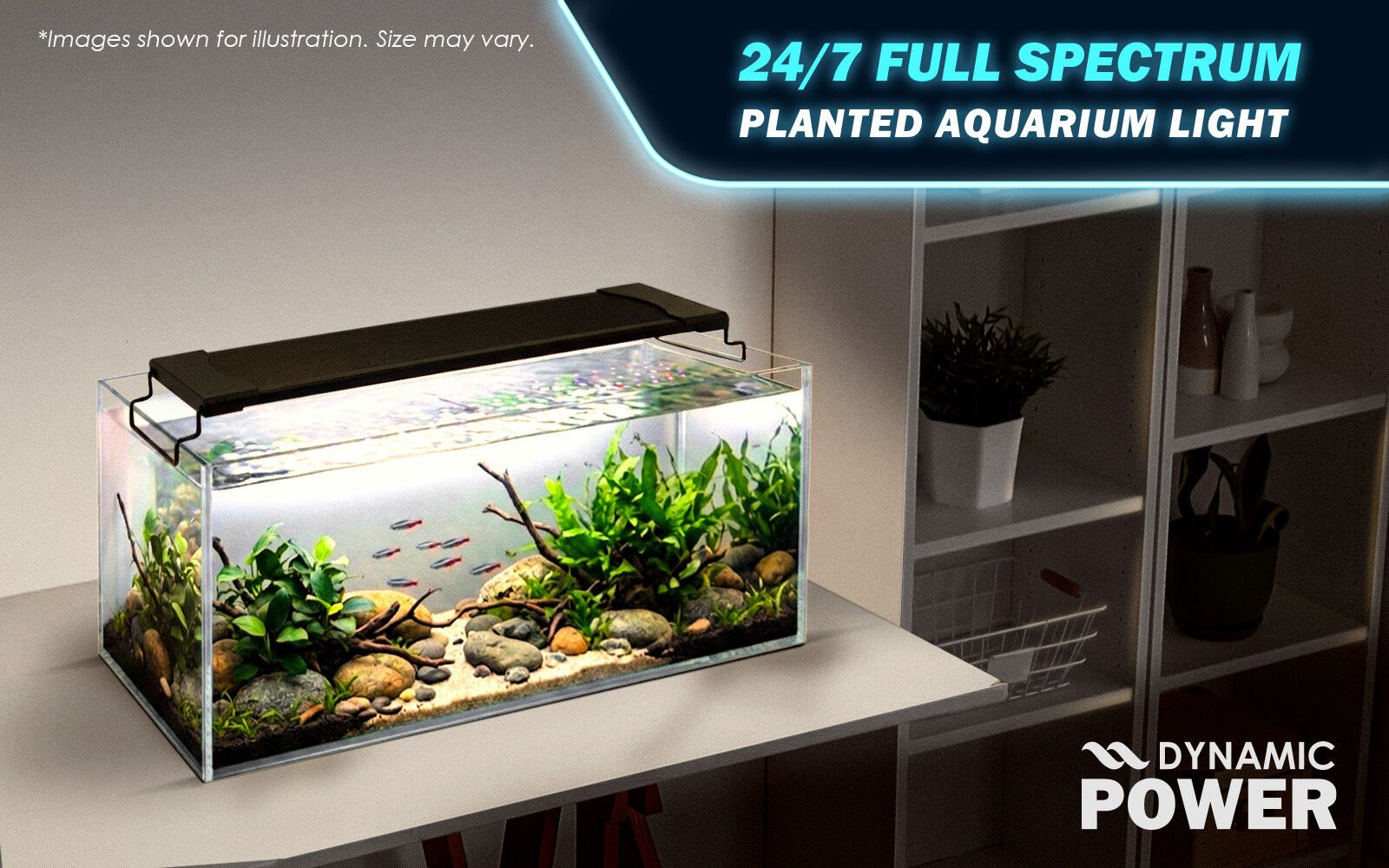 Dynamic Power Planted Aquarium LED Light 18W - 40cm