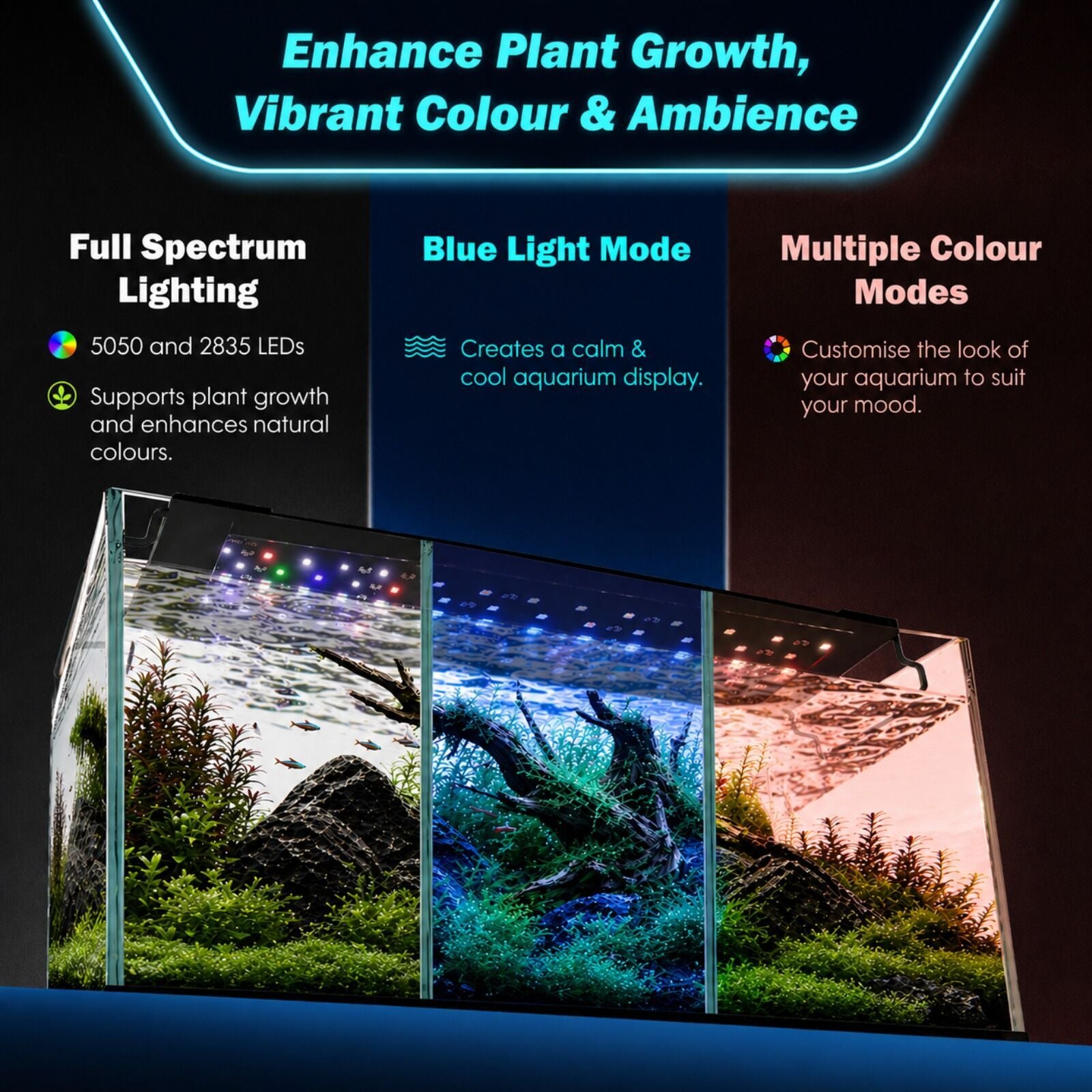 Dynamic Power Planted Aquarium LED Light 18W - 40cm