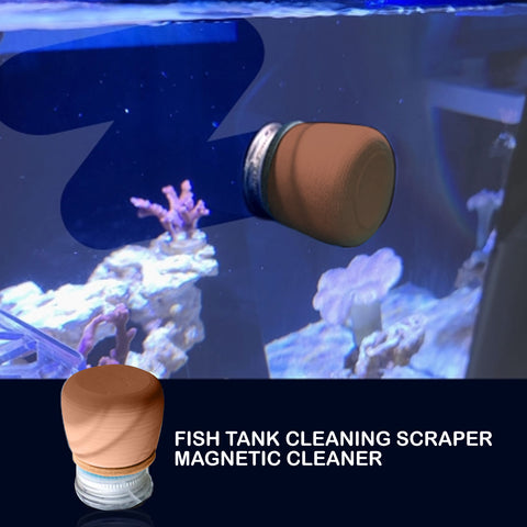 Minfactory Fish Tank Corner Moss Magnet Scraper 3.5cm x 5cm, Neodymium Magnet, EVA Handle - SuperSaverAU - view 2