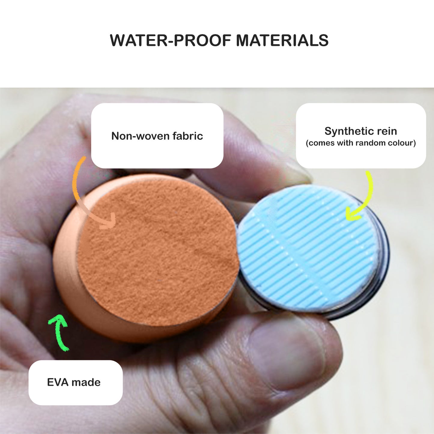 Minfactory Fish Tank Corner Moss Magnet Scraper 3.5cm x 5cm, Neodymium Magnet, EVA Handle