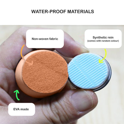 Minfactory Fish Tank Corner Moss Magnet Scraper 3.5cm x 5cm, Neodymium Magnet, EVA Handle