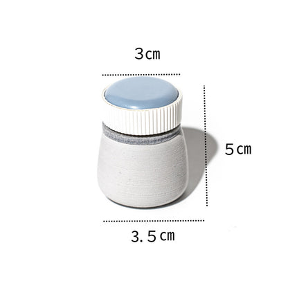 Minfactory Fish Tank Corner Moss Magnet Scraper 3.5cm x 5cm, Neodymium Magnet, Easy-Grip Handle