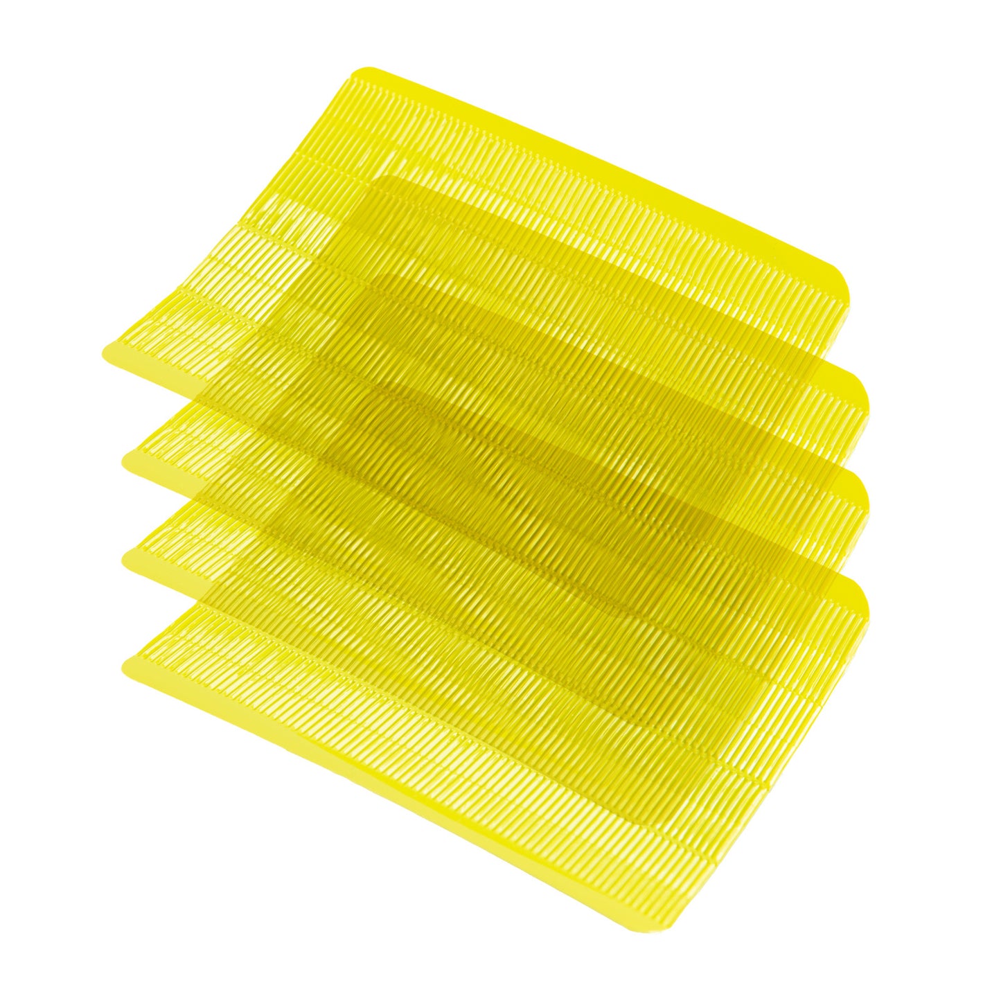 Minfactory 4X Fish Tank Moss Scrubber, 11.5cm x 8.5cm, Reusable Algae Cleaner