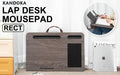 Lap Desk Laptop Stand Phone Tablet Holder Mousepad Cushioned Lapdesk IRON GREY OAK - SuperSaverAU - view 2