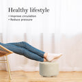 La Bella 2X Ottoman Foot Stool with Solid Wooden Legs - Beige - SuperSaverAU - view 3