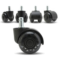 La Bella 5X 2 Inch Twin Wheel Office Chair Casters - 11x22mm Stem - SuperSaverAU - view 1