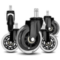 La Bella 5X 3 Inch Rollerblade Office Chair Casters - 11x22mm Stem - SuperSaverAU - view 1