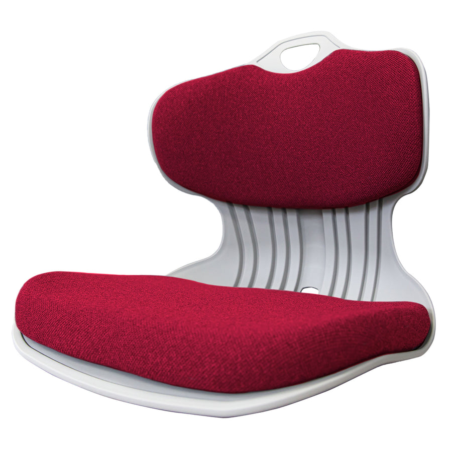 Samgong Slender Chair Posture Correction Seat Red - Stackable & Ergonomic - SuperSaverAU - view 1