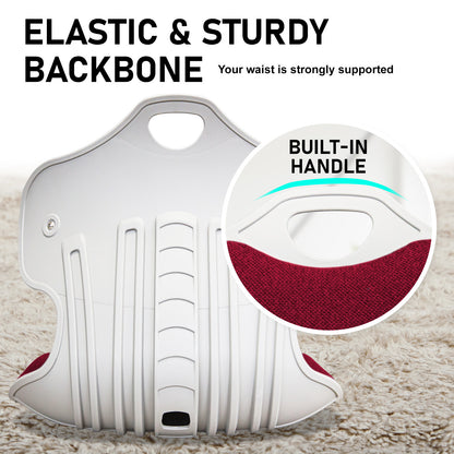 Samgong Slender Chair Posture Correction Seat Red - Stackable & Ergonomic