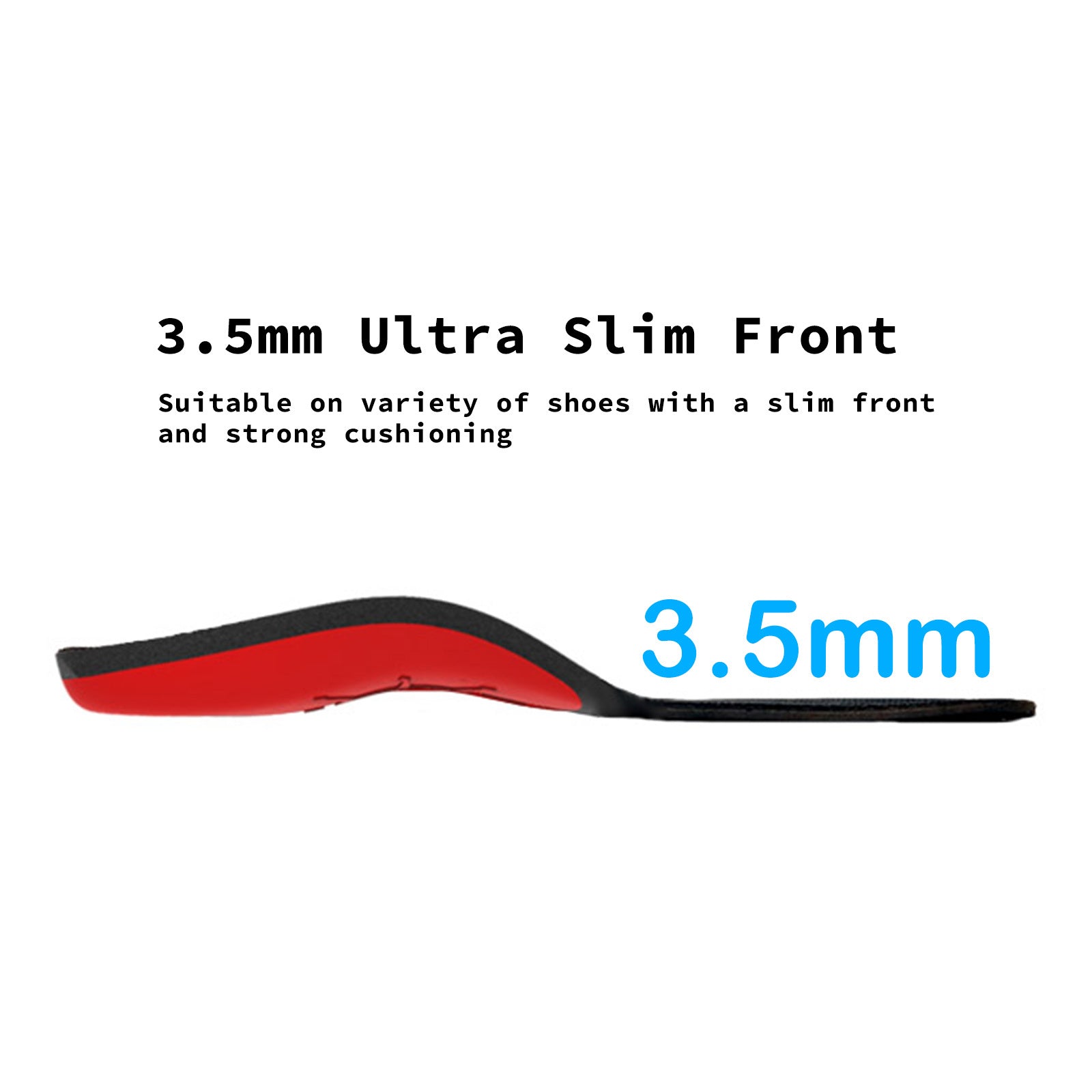 Bibal Insole M Size Arch Support Full Insoles with Shock Absorption and Grip - SuperSaverAU - view 6