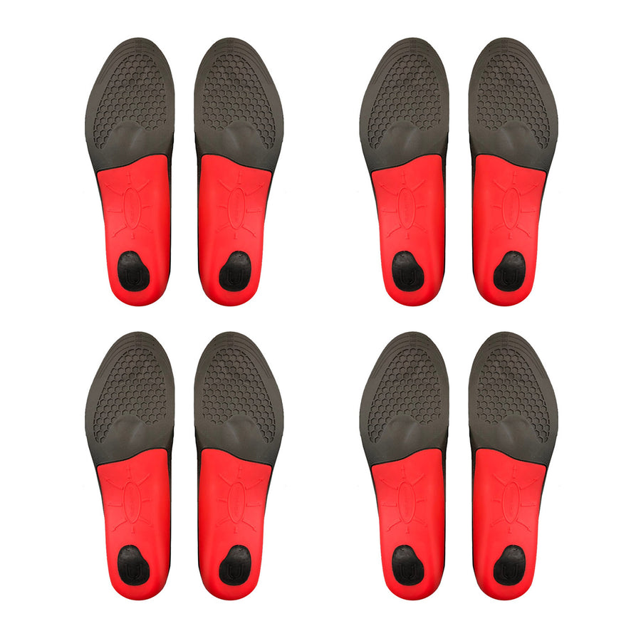 BIBAL INSOLE 4X Pair M Size Arch Support Full Insoles with Shock Absorption - SuperSaverAU - view 1