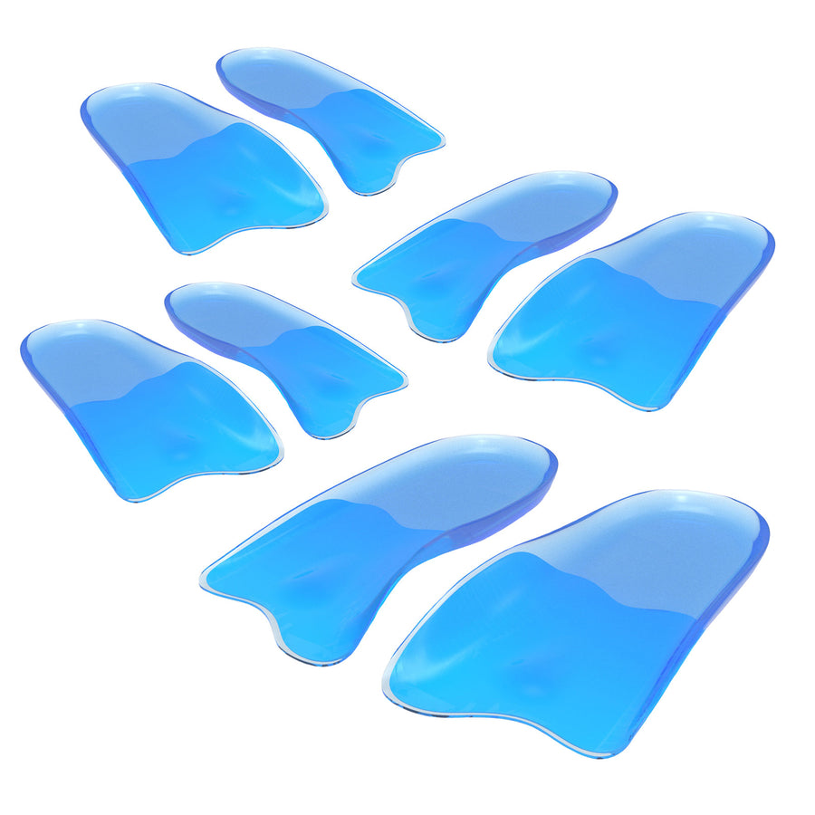 4X Pair Half Insoles Shoe Inserts S Size Gel Arch Support Foot Pad - SuperSaverAU - view 1