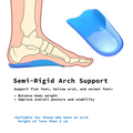 4X Pair Half Insoles Shoe Inserts S Size Gel Arch Support Foot Pad - SuperSaverAU - view 4