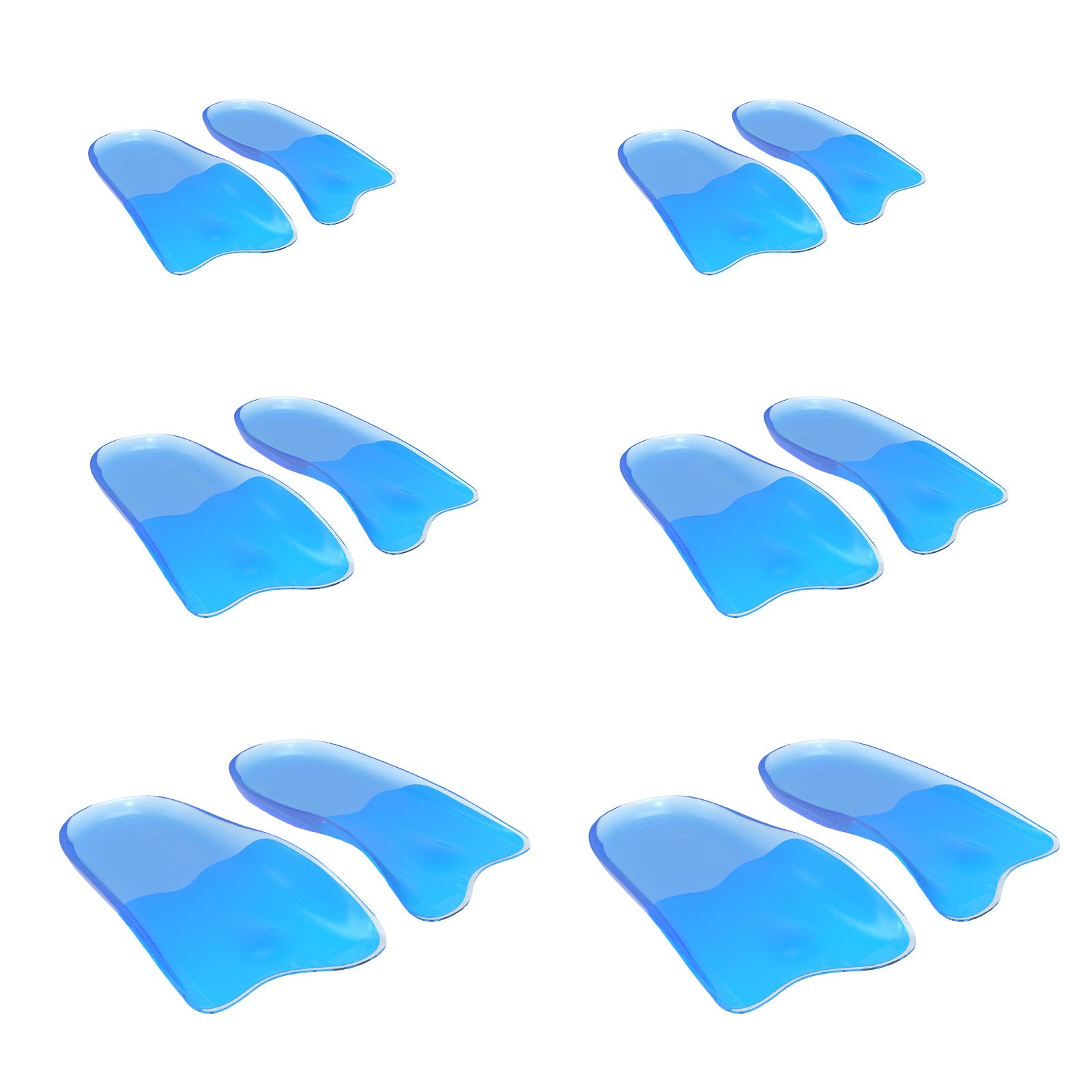 BIBAL INSOLE 2X Half Insoles Gel Arch Support Foot Pad 3-Size Combo S/M/L - SuperSaverAU - view 1