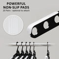 WING 50 Set Plus Hanger Multiple Clothes Rack Organizer Foldable 10 Holes Black - SuperSaverAU - view 1