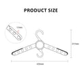 WING 50 Set Plus Hanger Foldable Clothes Rack Organizer 10 Holes White - SuperSaverAU - view 6