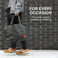 Shopper Bag Travel Duffle Bag Foldable Laptop Luggage Nylon KO-BOSTON KHAKI - SuperSaverAU - view 3