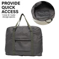 Shopper Bag Travel Duffle Bag Foldable Laptop Luggage Nylon KO-BOSTON KHAKI - SuperSaverAU - view 5