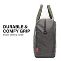 Shopper Bag Travel Duffle Bag Foldable Laptop Luggage Nylon KO-BOSTON KHAKI - SuperSaverAU - view 6