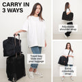 Shopper Bag Travel Duffle Bag Foldable Laptop Luggage Nylon KO-BOSTON NAVY - SuperSaverAU - view 4