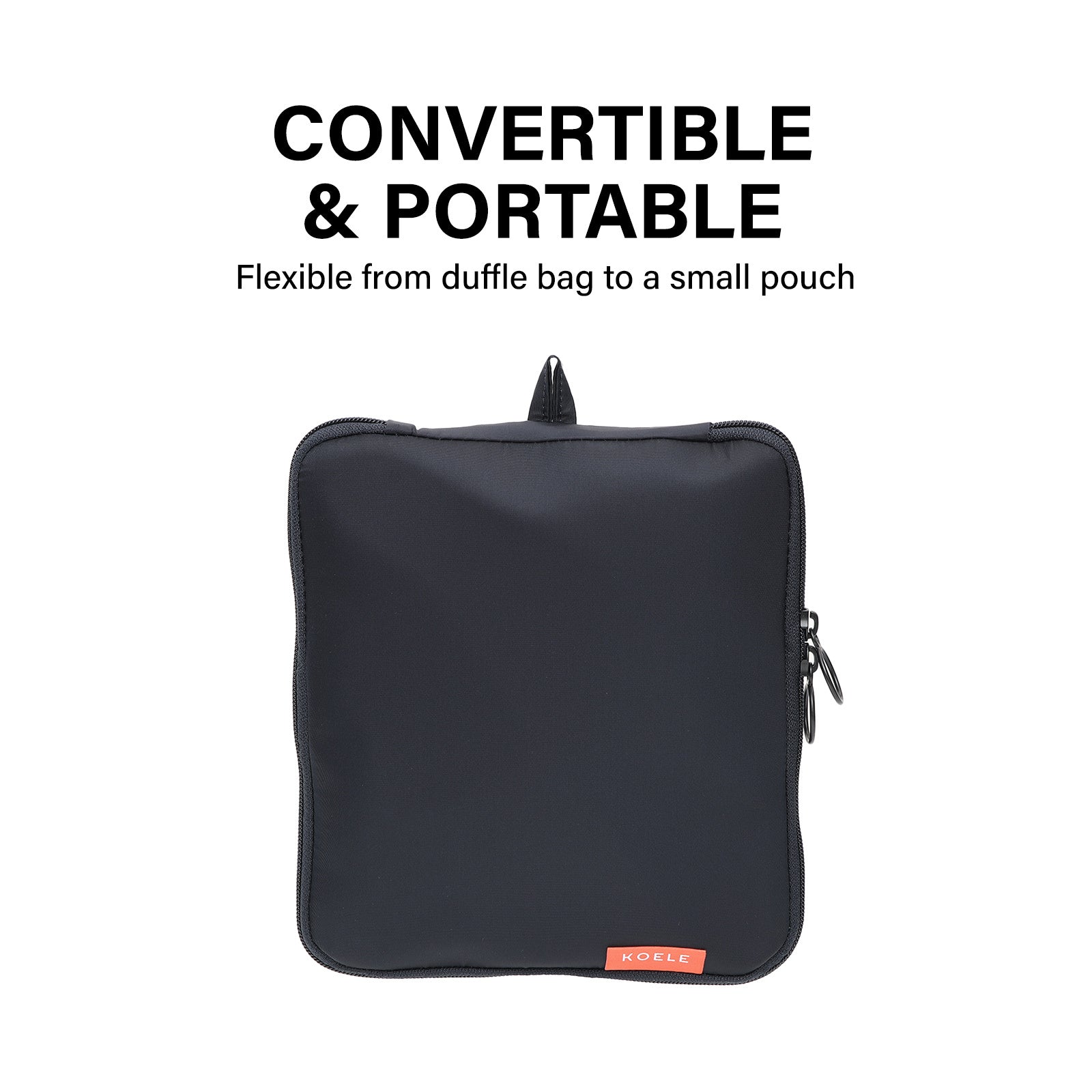 Shopper Bag Travel Duffle Bag Foldable Laptop Luggage Nylon KO-BOSTON NAVY - SuperSaverAU - view 7