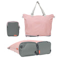 Shopper Bag Tote Bag Foldable Travel Laptop Grocery Nylon KO-DUAL PINK - SuperSaverAU - view 1