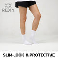 5X Rexy 3D Seamless Crew Socks Large Slim Breathable WHITE - SuperSaverAU - view 4