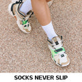 5X Rexy 3D Seamless Crew Socks Medium Slim Breathable BLACK - SuperSaverAU - view 6