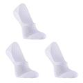 3X Rexy Cushion No Show Ankle Socks Large Non-Slip Breathable WHITE - SuperSaverAU - view 1
