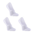 3X Rexy Cushion No Show Ankle Socks Medium Non-Slip Breathable WHITE - SuperSaverAU - view 1