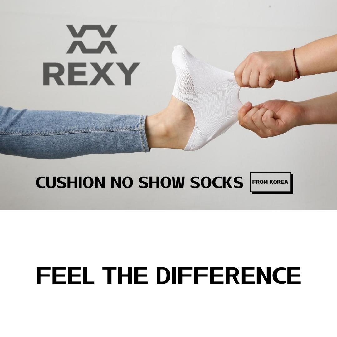 3X Rexy Cushion No Show Ankle Socks Small Non-Slip Breathable WHITE - SuperSaverAU - view 10
