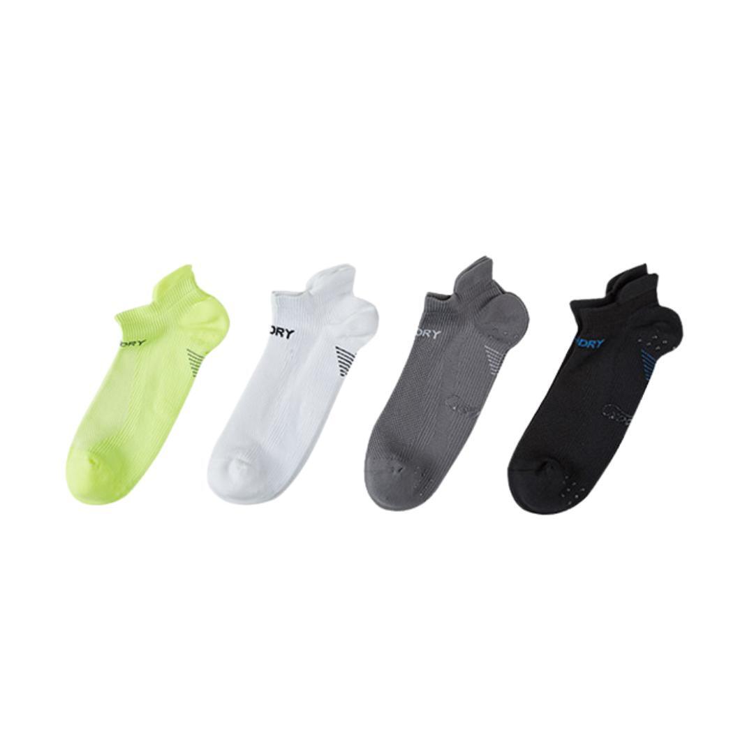4X Rexy Seamless Sport Sneakers Socks Medium Non-Slip Heel Tab MULTI COLOUR - SuperSaverAU - view 1