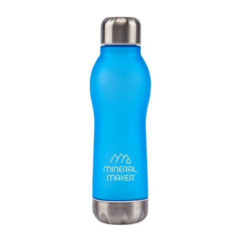 Mineral Maker MORBIDO Alkaline Filter Water Bottle + a Mineral Stone Pouch BLUE - SuperSaverAU - view 1