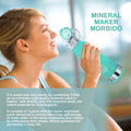 Mineral Maker MORBIDO Alkaline Filter Water Bottle + a Mineral Stone Pouch BLUE - SuperSaverAU - view 4