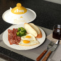 EZ Cap 100X Disposable Paper Frypan Lid, Oil Splash Protection, Adjustable 20-32cm - SuperSaverAU - view 1