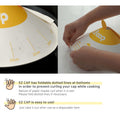 EZ Cap 100X Disposable Paper Frypan Lid, Oil Splash Protection, Adjustable 20-32cm - SuperSaverAU - view 2