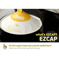 EZ Cap 50X Disposable Frypan Paper Lid, 20-32cm, Oil Splash Protection - SuperSaverAU - view 2