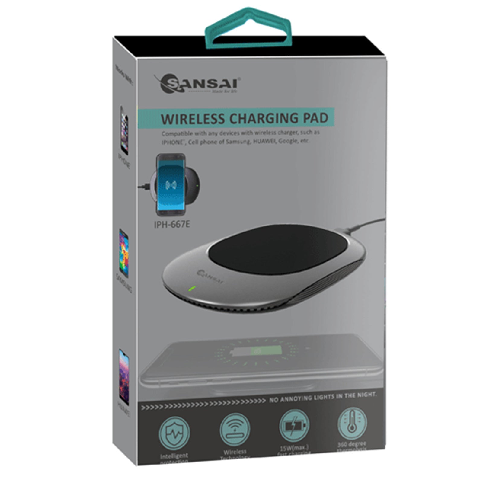 Sansai Wireless Charging Pad - SuperSaverAU - view 3