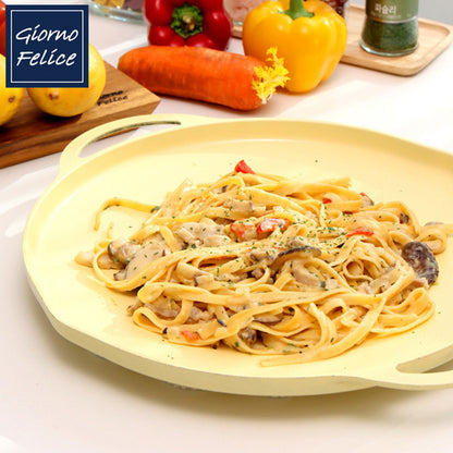 Giorno Felice IH Griddle Pan 34cm Non-Stick Ceramic for Camping & Korean Stew