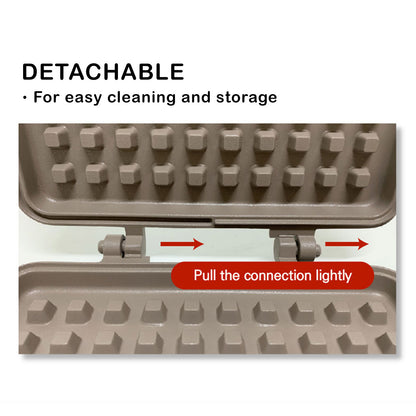 Giorno Felice Waffle Maker Pan Non-Stick Double-Sided 16cm x 13.5cm Detachable